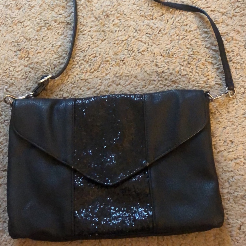 🌻Black sparkle crossbody bag